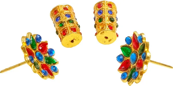 Assamese_Traditional_Copper_Gold_Plated_Multicolor_Earring_Set_For_Girls_&_Women